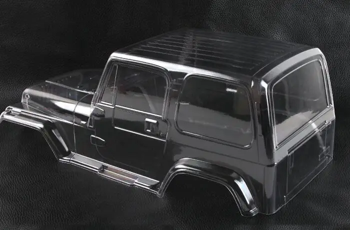 Jeep Wrangler Unlimited Rubicon Clear Body 12.8"(324mm) Wheelbase For aRAXXAS TRX-4 Proline FJ40 AXIAL SCX10 AX90047 AX90046