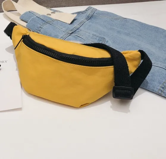 Yellow Детские поясные сумки, поясная сумка с мультяшным рисунком, нагрудная сумка, поясная сумка для девушек и мальчиков, кошелек для денег, поясная сумка, сумка для бега, T-11175 - Цвет: Yellow