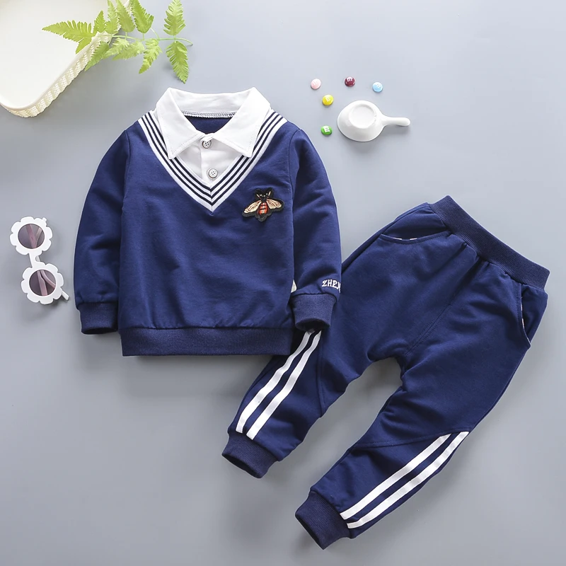 Boys clothing sets spring autumn kids fashion wedding coats+pants 2pcs tracksuits for baby boys children birthday outfits 2019 | Детская