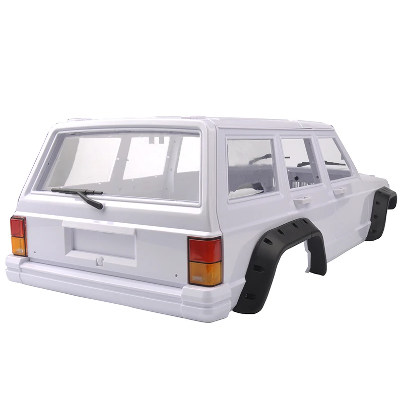 Автомобильные запчасти RC 1/10 весы Рок Гусеничный тела супер скорость D90 жесткий пластиковый корпус белый корпус интерьеры системы комплект 4WD аксессуары