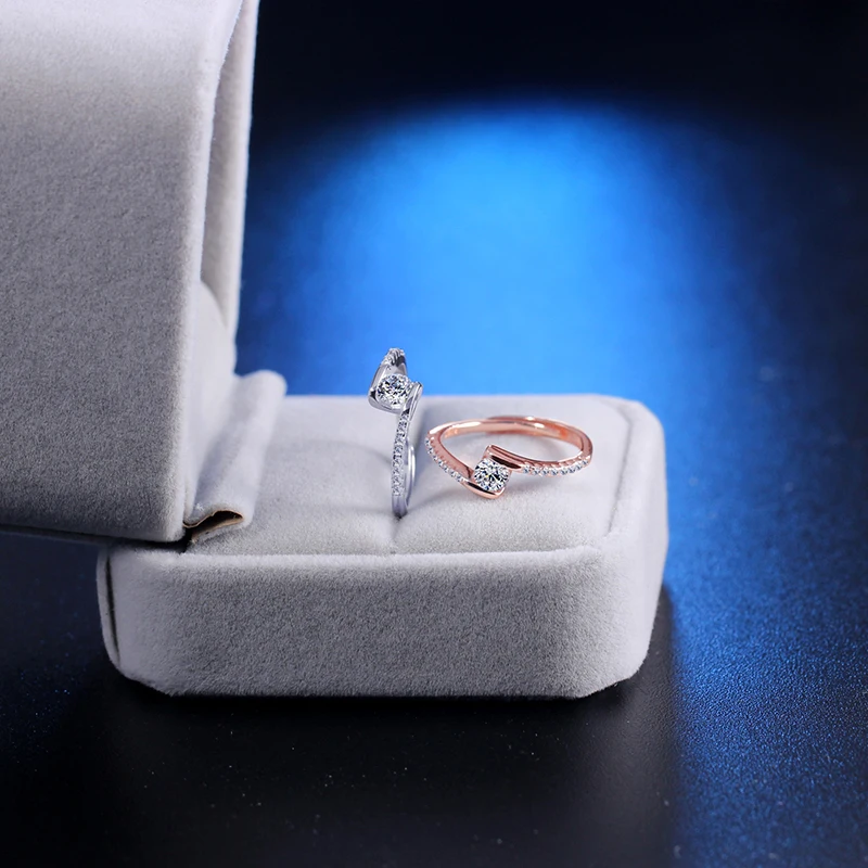 ORSA JEWELS большая рекламная акция женское регулируемое кольцо бабочка& жемчуг и блестящие AAA CZ модные вечерние ювелирные изделия PSR08-29