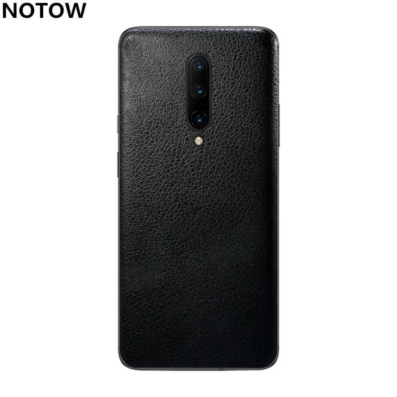 NOTOW Fashion leather PVC Sticker Wrap Skin Mobile Back Paste Protective Film case For oneplus 7T/7Tpro/7/7pro/6/6T | Мобильные