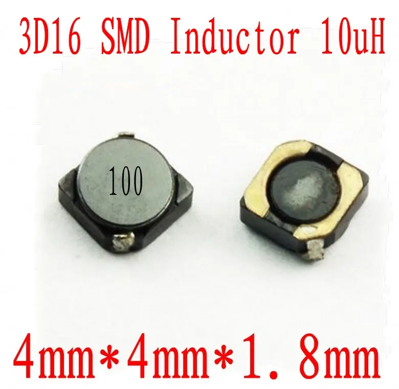 Новые SMD Индукторы 3D16 10UH чип индуктор 4*4*1 8 мм CDRH 10 uh экранирование индуктивности