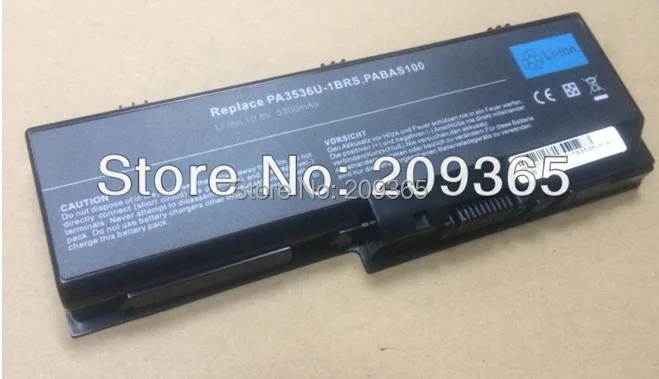 Аккумулятор для ноутбука Toshiba Satellite L350 L350D P200 P300 P305 PA3536U PA3537U PABAS100|battery for toshiba|laptop