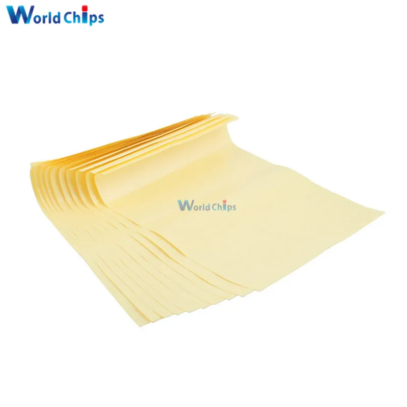 10PCS A4 Toner Heat Transfer Paper Yellow For DIY PCB Electronic Prototype Mark Top Quality