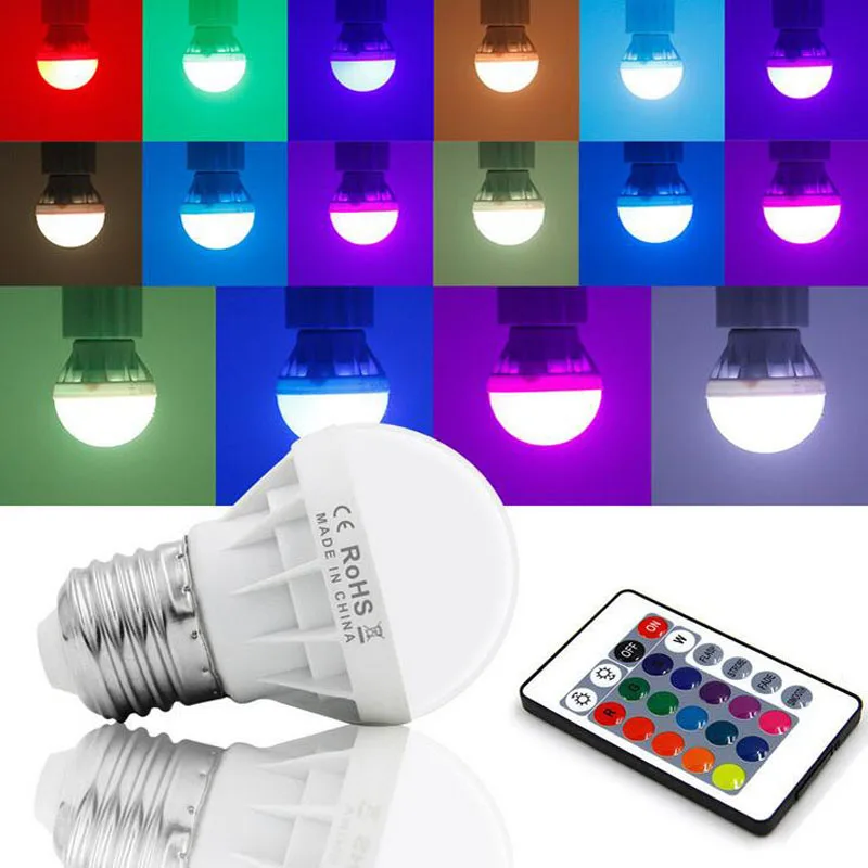ZUCZUG LED RGB волшебная лампа 6 Вт 9 AC85 265V 220 В Светодиодный прожектор + Ir afstandsbediening