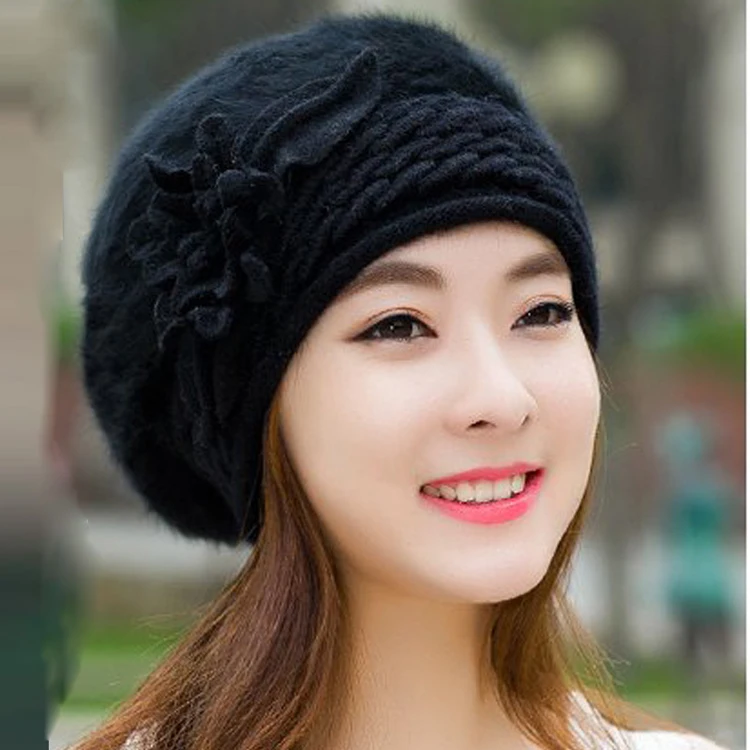 200 шт./лот женские зимние шапки бини для женщин вязаные девочек шерстяные меховые
