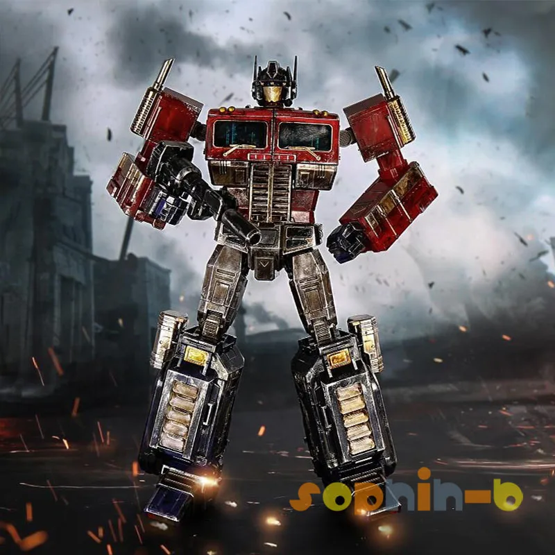 32 см негабаритных Пользовательские краски битва поврежденных Optimus Prime MMP10 MPP10 M01 рисунок
