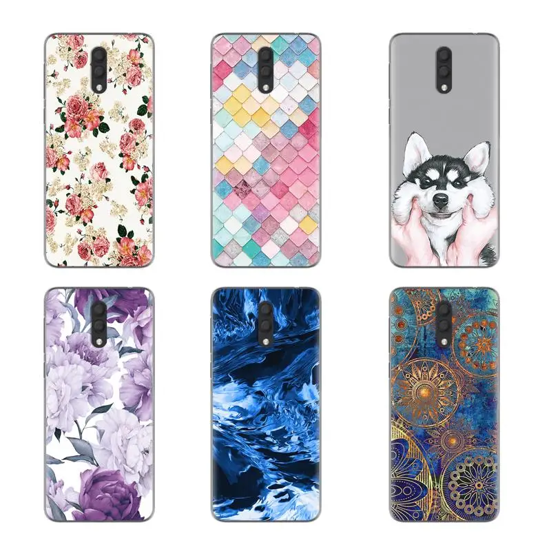 Anti-knock Back Phone Cover For Alcatel 1X 2019 Colorful Painted Fashionable Design TPU Silicone back |