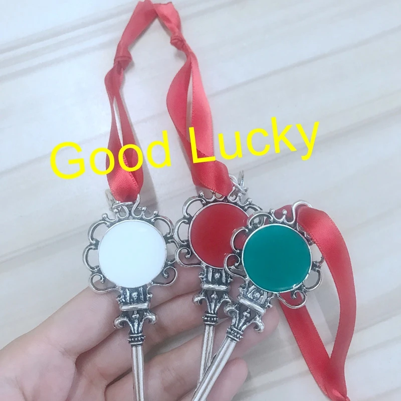 10 шт./Партия новое поступление Рождественский Санта волшебный ключ монограмма