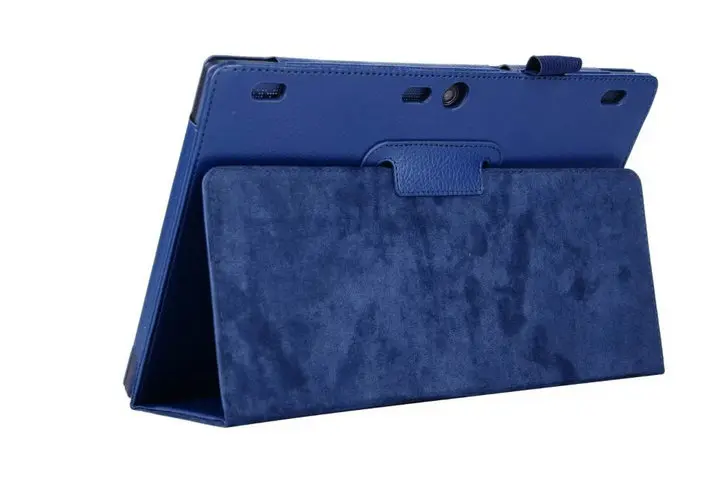 Dark Blue Кожаный защитный чехол-книжка для lenovo Tab 2 A10-70F/L A10-30 X30F/M Tab 3X70 X70F X70M Tab 10 TB-X103F X103F - Цвет: Dark Blue