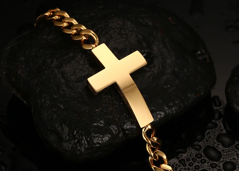 Браслеты из нержавеющей стали и браслеты мужские браслеты-кресты для оптовой