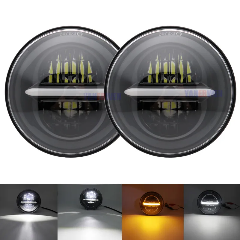 Фара Налобная светодиодная 5 75 дюйма для мотоцикла| |