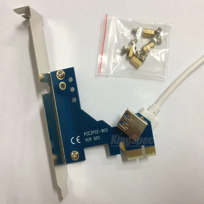 Pci-e Экспресс 1X 3 Порты и разъёмы 1x переключатель множитель концентратора Riser Card + USB