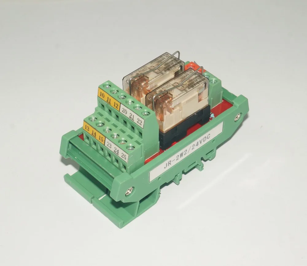 GINRI JR 2L2 2 канальный SPDT OMRON релейный модуль с разъемом plc Выходная релейная плата