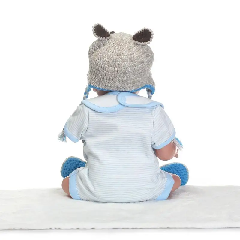 20 &quotМягкая силиконовая Кукла Reborn Twins кукла со свободным магнитом соска для всего
