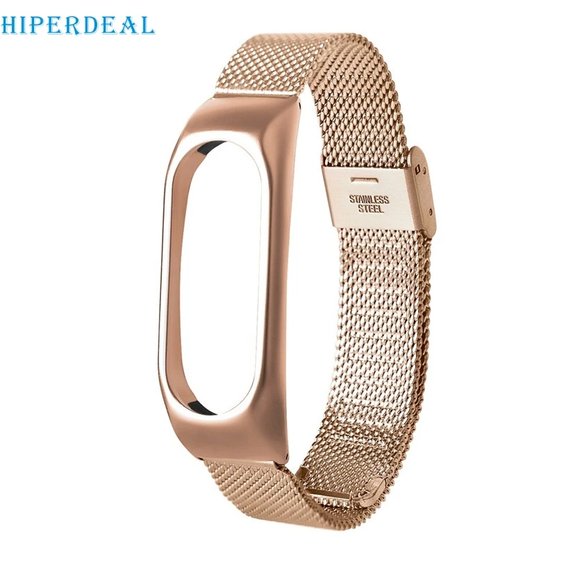 HIPERDEAL новый легкий браслет из нержавеющей стали для Mi Band Xiaomi ремешок умных часов 2