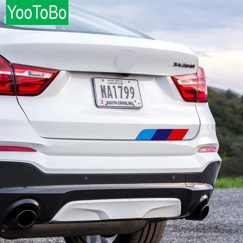 Наклейки на багажник автомобиля и наклейки боковую юбку для bmw e90 e46 f30 f10 f07 f34 x3 x4 x5
