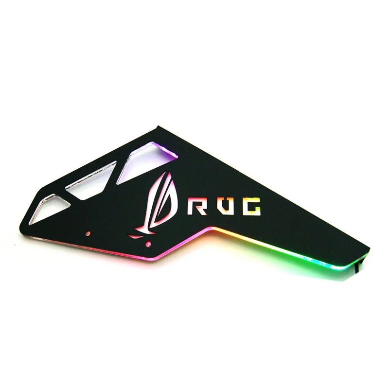 DIY RGB задняя панель чехол 5 в 3PIN RGB AURA светильник полый стиль для COUGAR Conquer PC