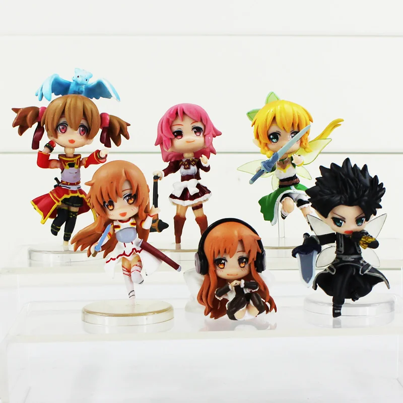 6 шт./лот см обувь для вечеринки в Стиле косплей Sword Art Online танцев стиле Феи Kirito Asuna