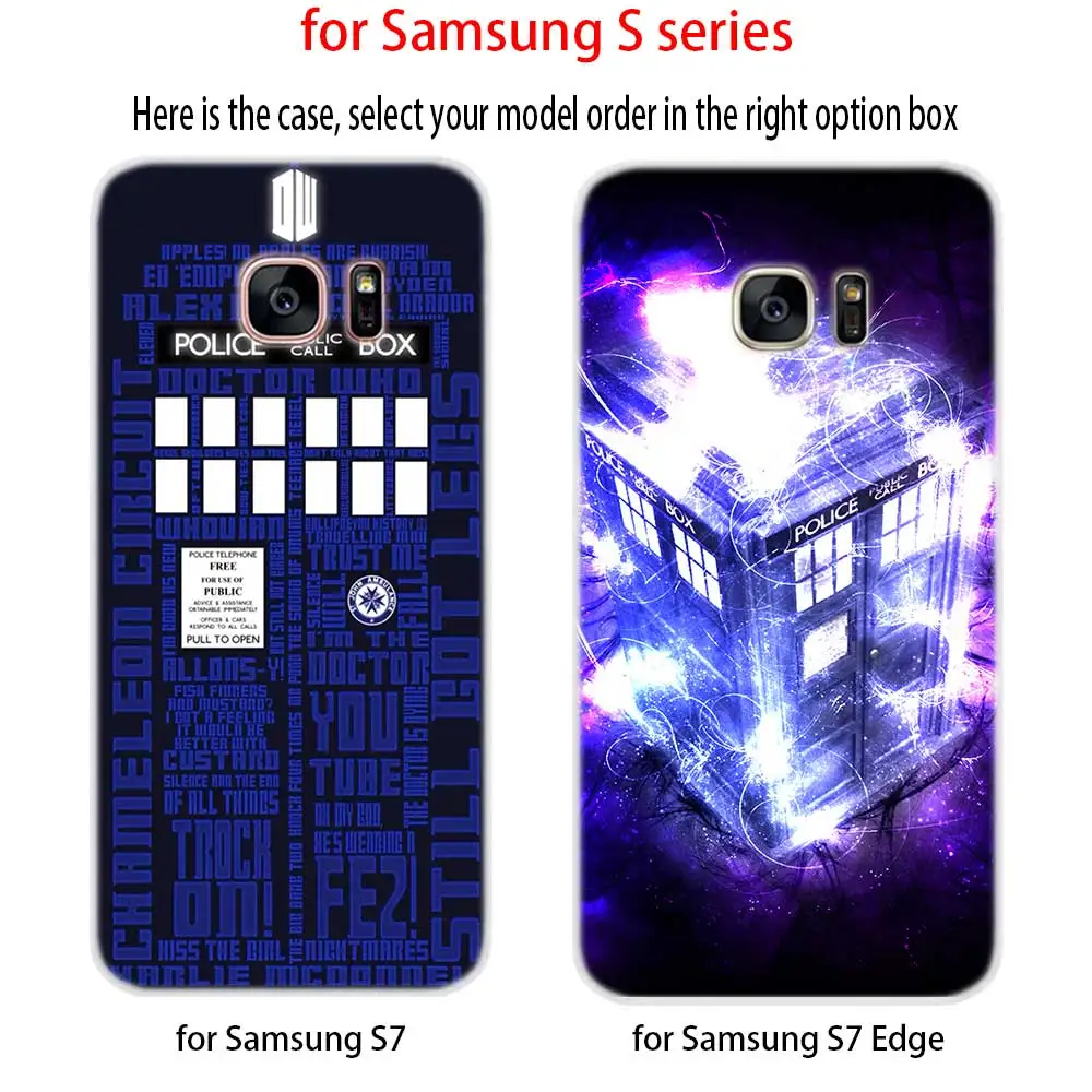 Мягкий силиконовый чехол для Samsung S30 S20 S11 S10 S9 S8 Plus lite 11e 10e Uitra S7Edge Tardis Box Doctor who |