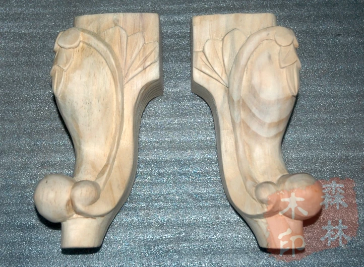 

Wood antique home cabinet feet legs sofa legs flower dongyang wood carving chinese style