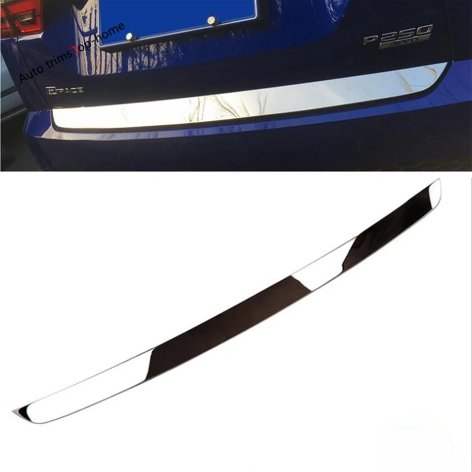 

Yimaautotrims Rear Trunk Tailgate Door Molding Up Streamer Strip Cover Trim Fit For Jaguar E-pace E pace 2018 2019 2020 Exterior