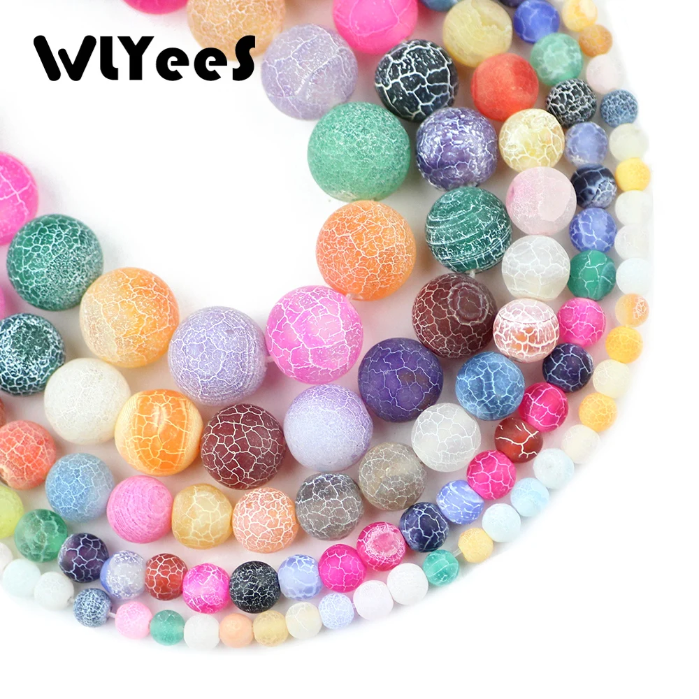 Цветные яркие сердолические бусины WLYee, натуральный камень карамельного цвета, 4, 6, 8, 10, 12 мм, круглые свободные бусины, изготовление ювелирных изделий, браслетов, DIY15