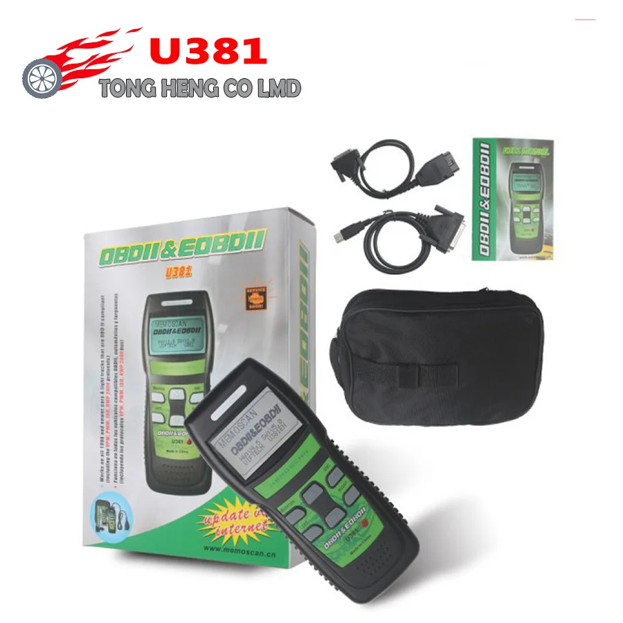 OBD2 считыватель кодов U381 EOBD диагностический Сканер U 381 бесплатная доставка лучшее