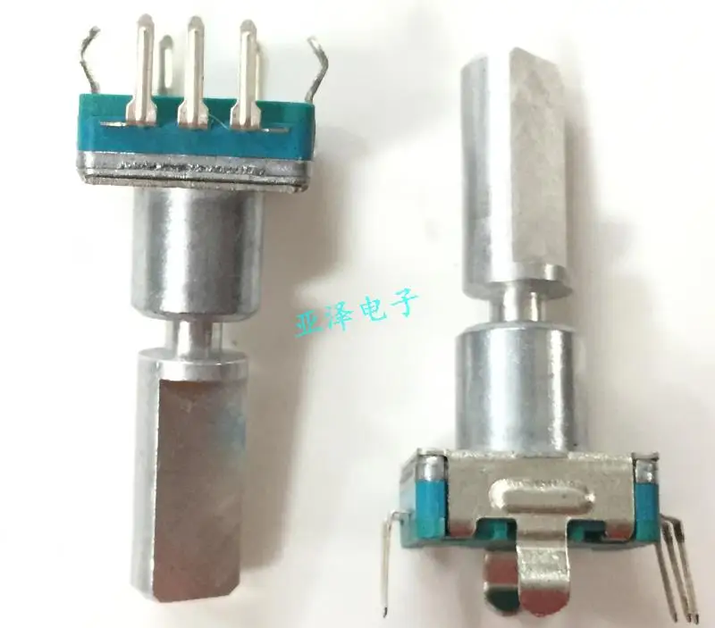 5pcs EC11 type encoder with switch 30 positioning 15 pulse shaft length 22MM vehicle navigation digital potentiometer - купить по