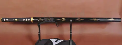 Ручная работа 1060 углеродистая сталь японский меч ниндзя самурая острые