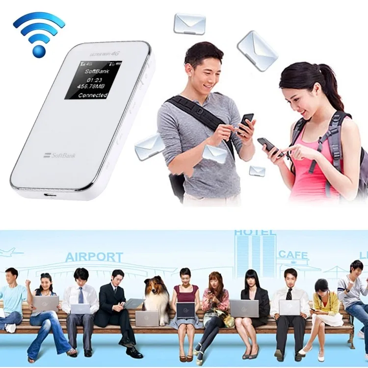 Лот из 10 шт. ZTE WiFi 4G софтбанк 102z LTE Мобильный Wi Fi точка доступа Карманный роутер|modem