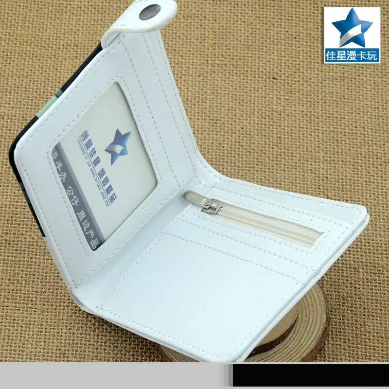 

White Anime One Piece Horizontal Wallet/Chopper Short Purse With Button