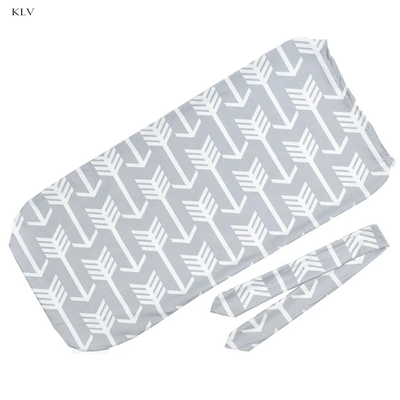 KLV 2 шт./компл. пеленки для новорожденных Одеяло спальный мешок для малышей муслин Обёрточная бумага повязка на голову