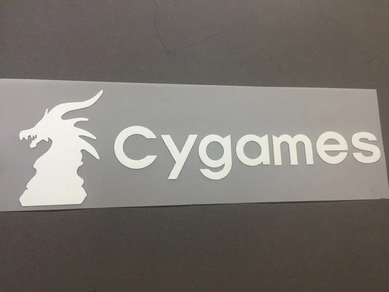 White Cygame Silicone Serie A Patch And Scudetto patch With White Red Cygame Sponsor Patch Heat Transfer Badge - Цвет: White Cygame