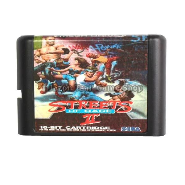 The Street Of Rage II 16 Bit игровая карта для sega Mega Drive и sega Genesis