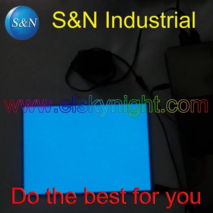 

A5 size Blue el sheet el panel el back light with 5V USB controller Steady on for advertising or decoration free shipping