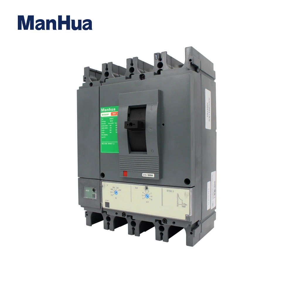 Manhua 630A CVS-630F короткого замыкания Prote 440 В защита от перегрузки формованный чехол автоматический выключатель