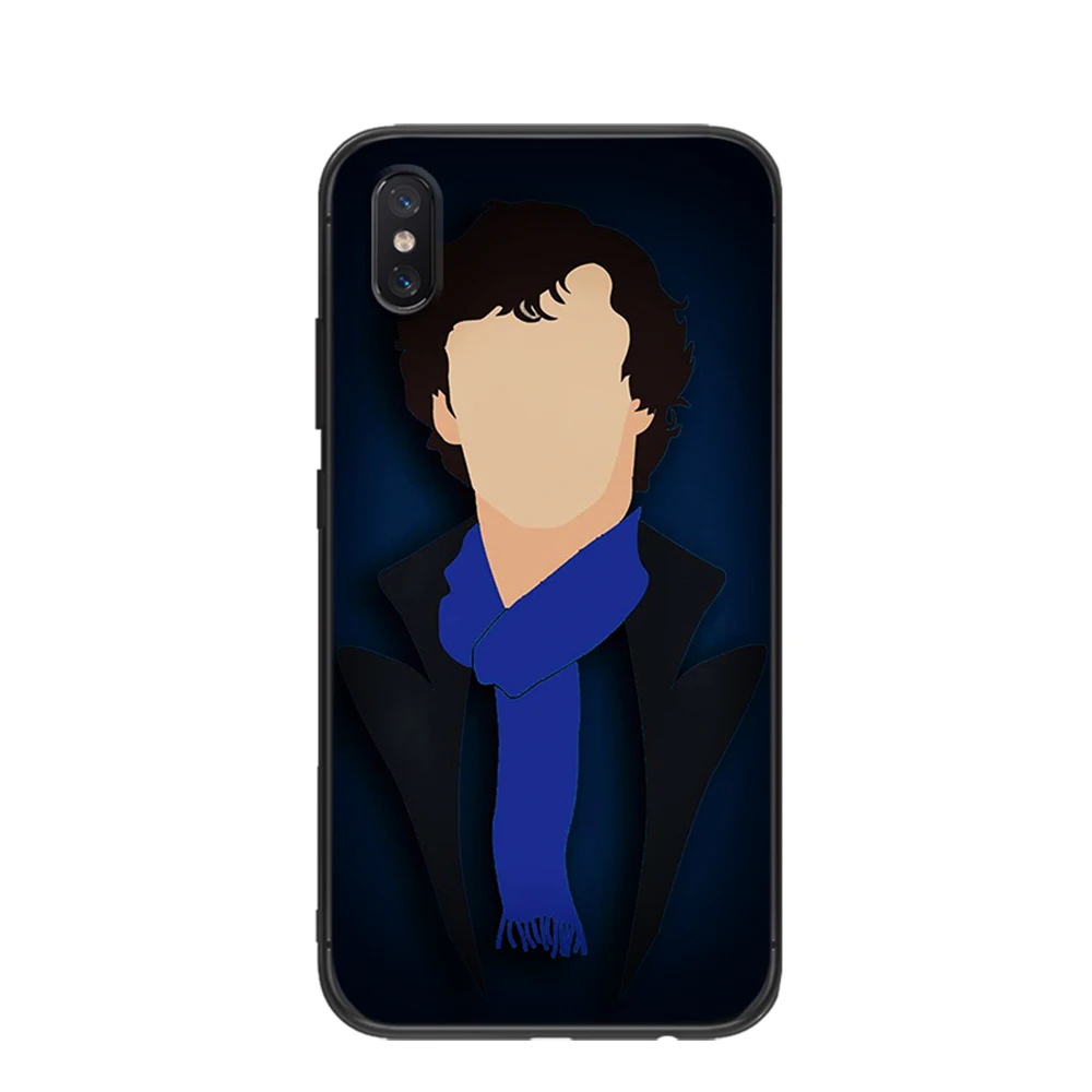 Шерлок Холмс мягкий TPU для Xiaomi Redmi Mi6 8 9 A1 A2 F1 Plus чехол 5/5 M8 Lite силиконовый задней