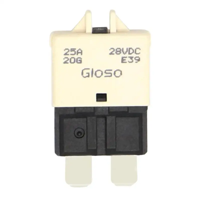 Горячая DC28V 5A/7.5A/10A/20A/25A/30A ручной предохранитель сброса адаптер ATC автоматический выключатель лезвие предохранитель для автомобиля грузовик лодка морской автомобиль