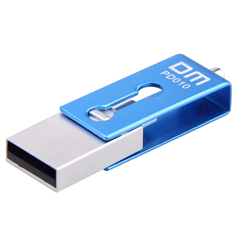DM PD010 USB флеш накопитель 64 Гб металлический OTG высокоскоростная карта памяти 32