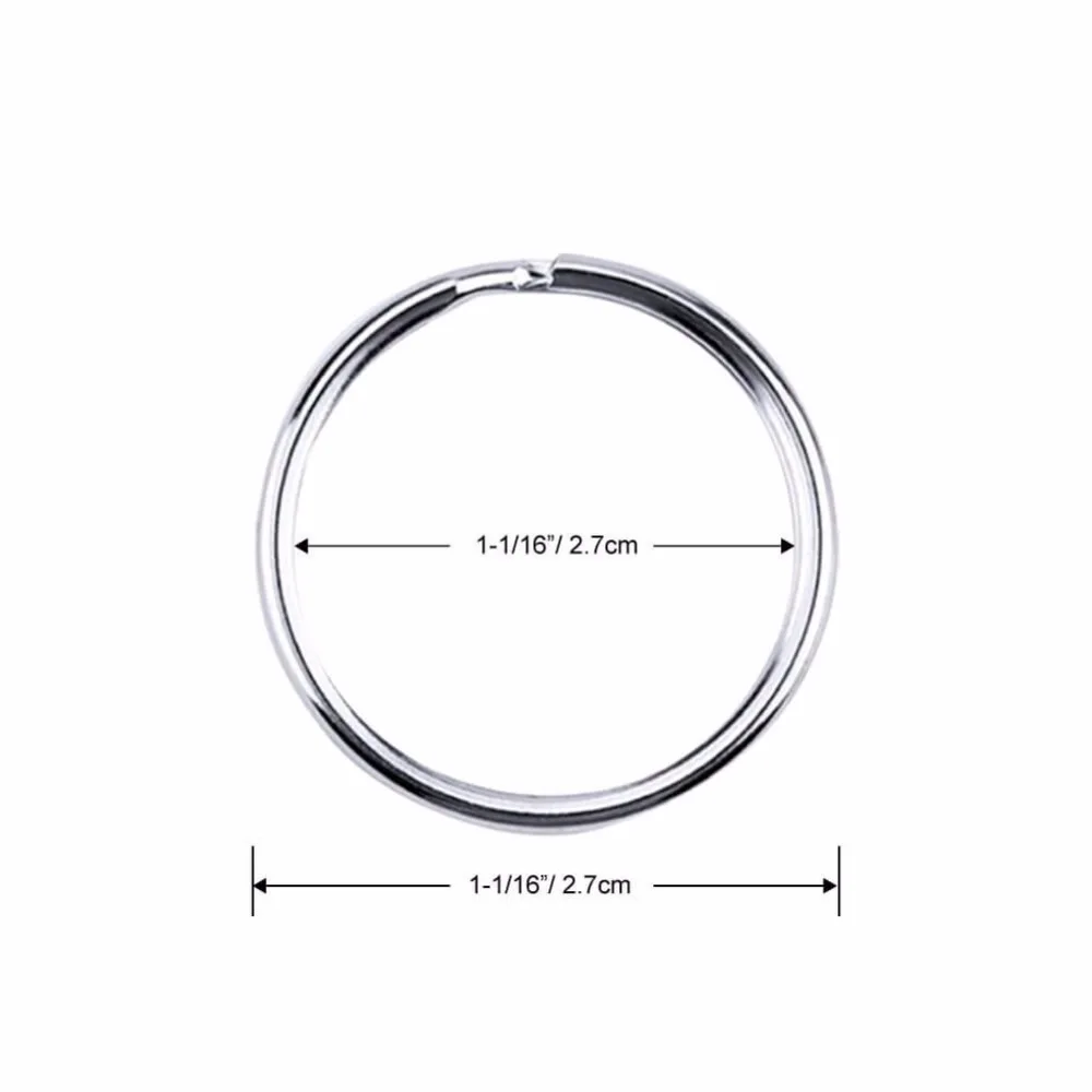 100 шт. Сделай Сам ювелирные изделия металлический поворотный шнурок карабин с