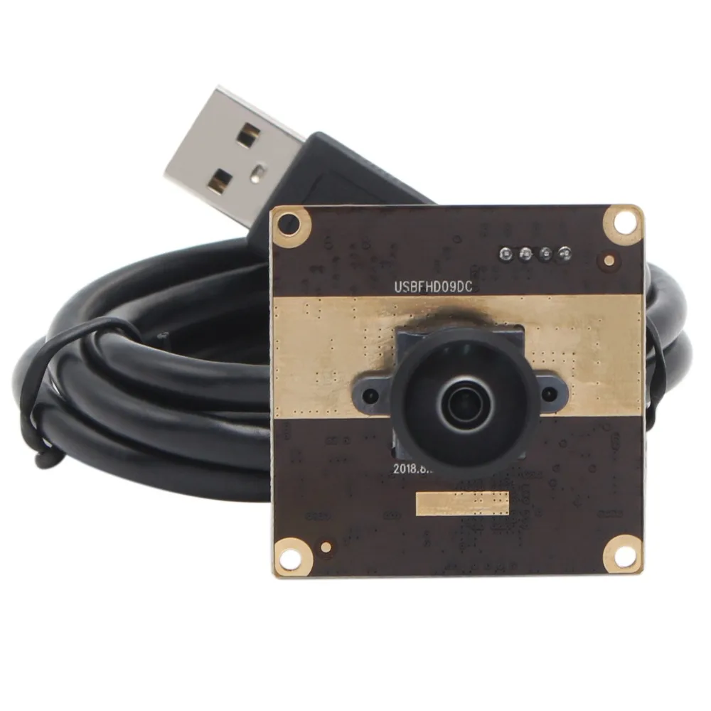 USB-модуль камеры рыбий глаз 2 МП 1920*1080 Aptina AR0330 CMOS коррекция искажений на 180 градусов