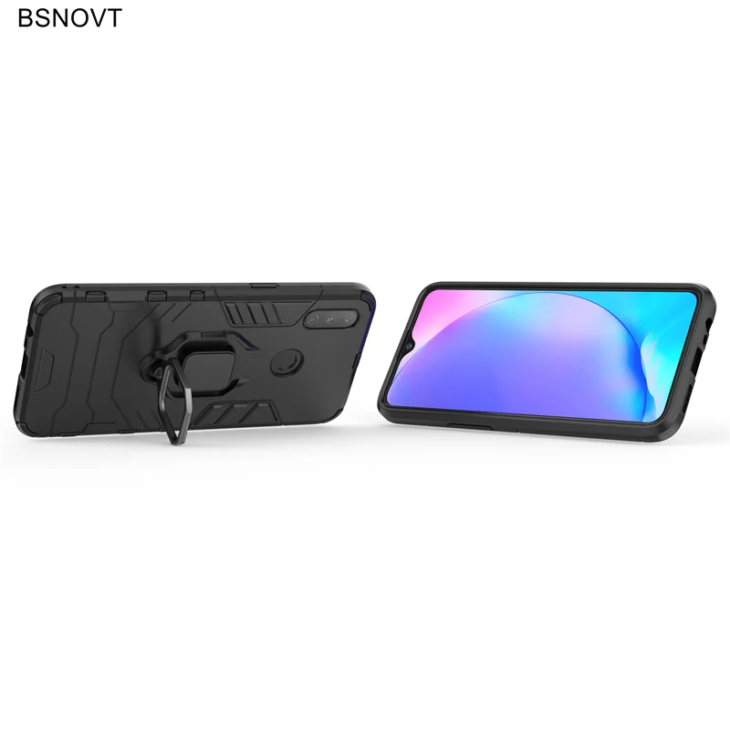 Чехол Realme 3 для OPPO противоударный чехол кольцо на палец магнитный держатель