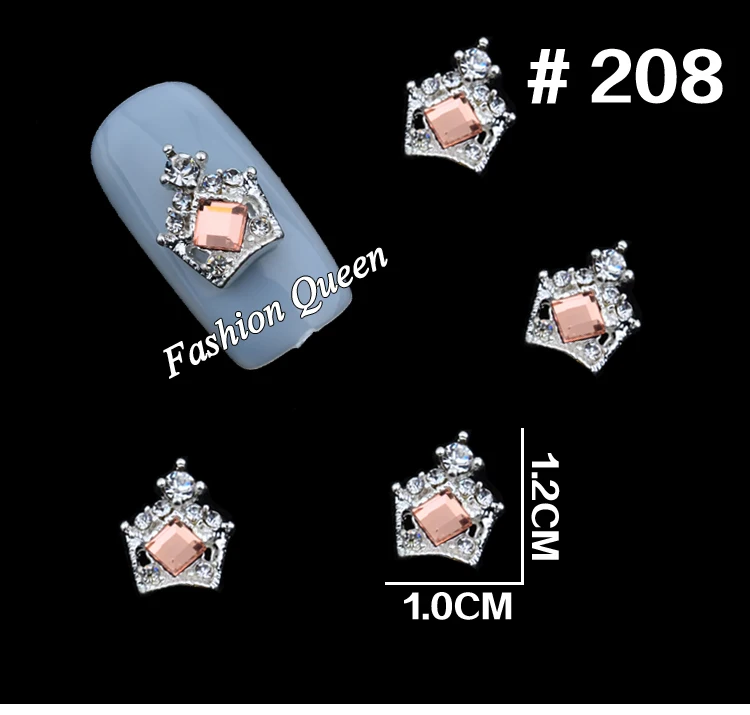 10 шт. новый дизайн с короной блестящий прозрачный горный хрусталь украшения для