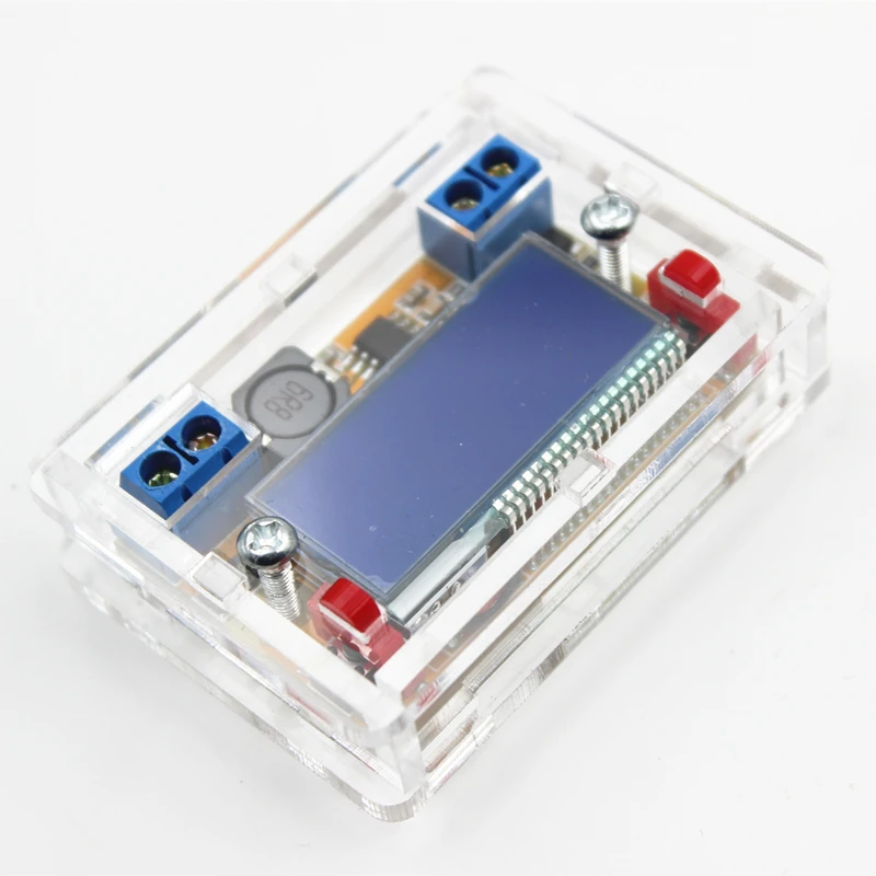 Diy kit DC-DC Регулируемый понижающий Регулируемый Модуль питания пояс Вольтметр Амперметр двойной дисплей