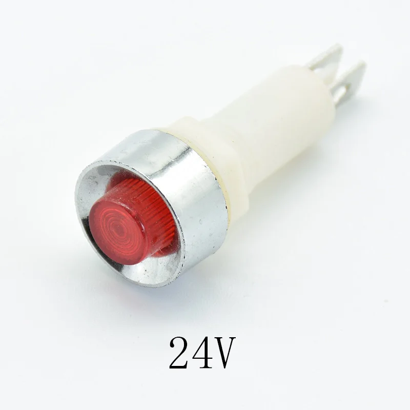 

Индикаторные лампы NHC, 5 шт., 220В, 12/24В, красный/зеленый/желтый, 10мм