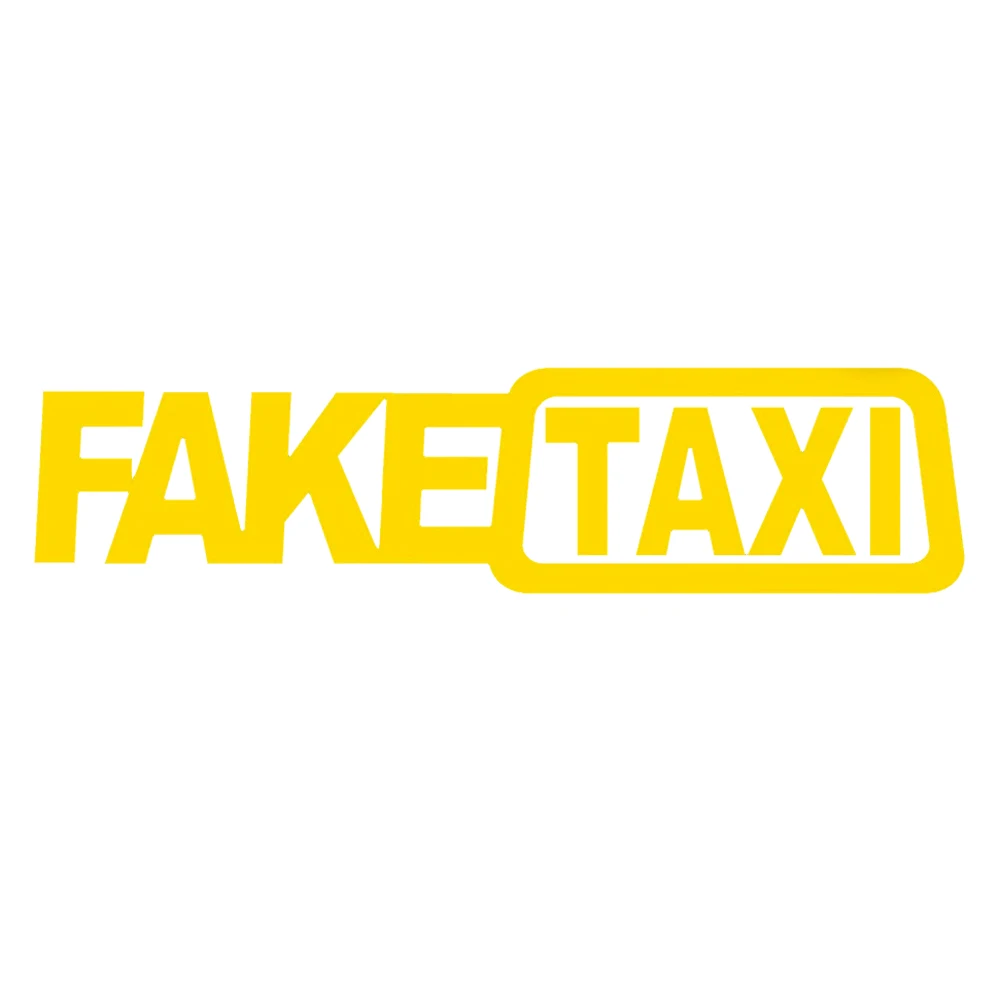 1 шт. поддельные автомобильные наклейки отражающие для такси забавные виниловые