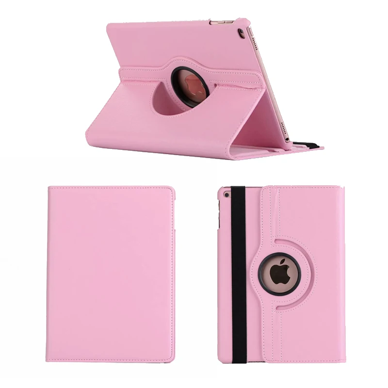 Кожаный вращающийся на 360 чехол для Apple ipad 9,7 дюймов Air/Air 2 retina, ультра тонкий чехол с функцией автоматического сна для нового ipad