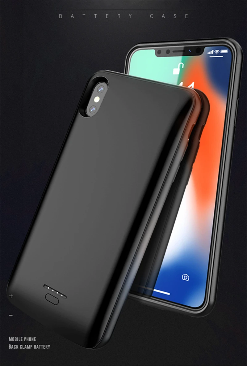 NTSPACE 4000 мАч зарядное устройство чехол для iPhone X power Case Портативный Банк питания зарядный чехол для iPhone XS корпус аккумулятора аудио